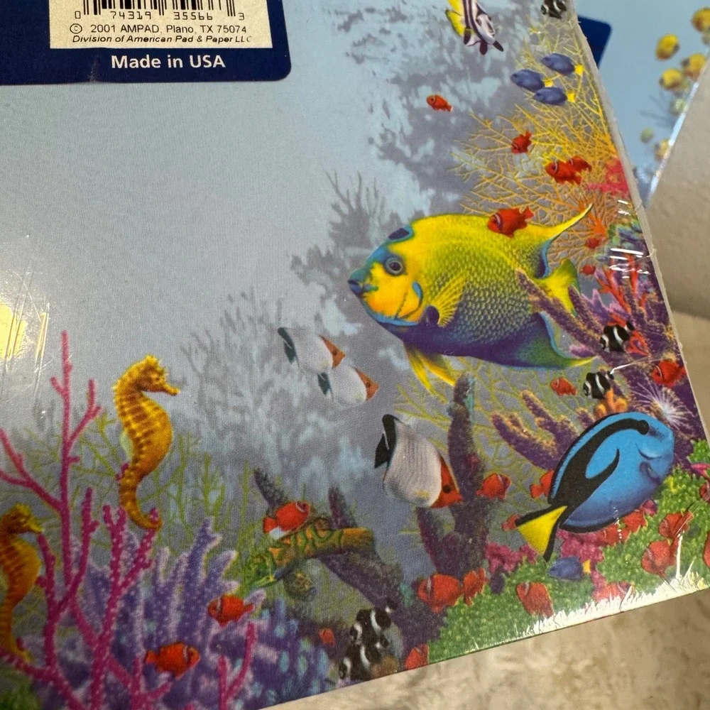 Ampad PC Papers 3 Pack Tropical Fish Whale Coral Reef Printer Paper 75 Sheets